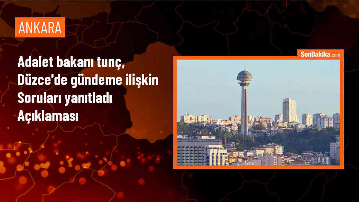 Adalet Bakanı Yılmaz Tunç: Cumhurbaşkanı\'nın af yetkisi çerçevesinde tahliyeler gerçekleşecek