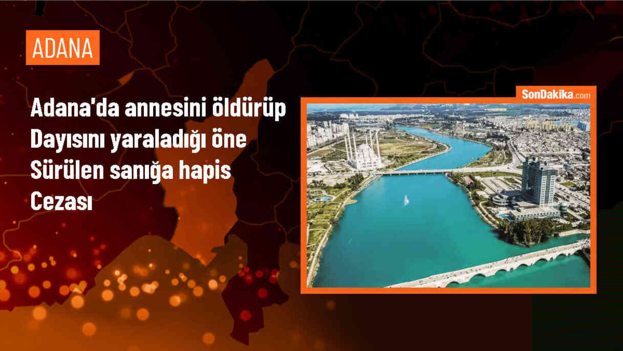 Adana\'da silahla annesini öldüren sanığa 24 yıl hapis cezası