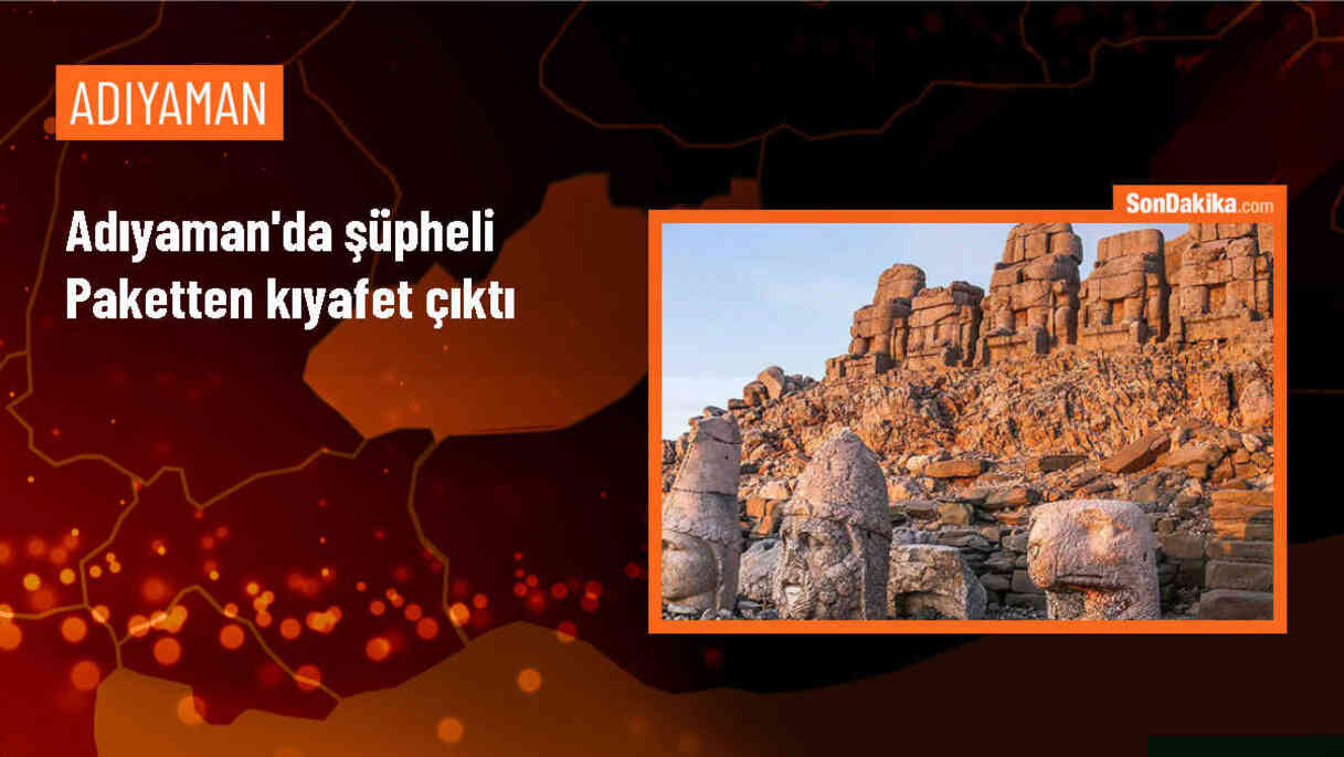 Adıyaman\'da çöpün yanına bırakılan çantadan kıyafet çıktı