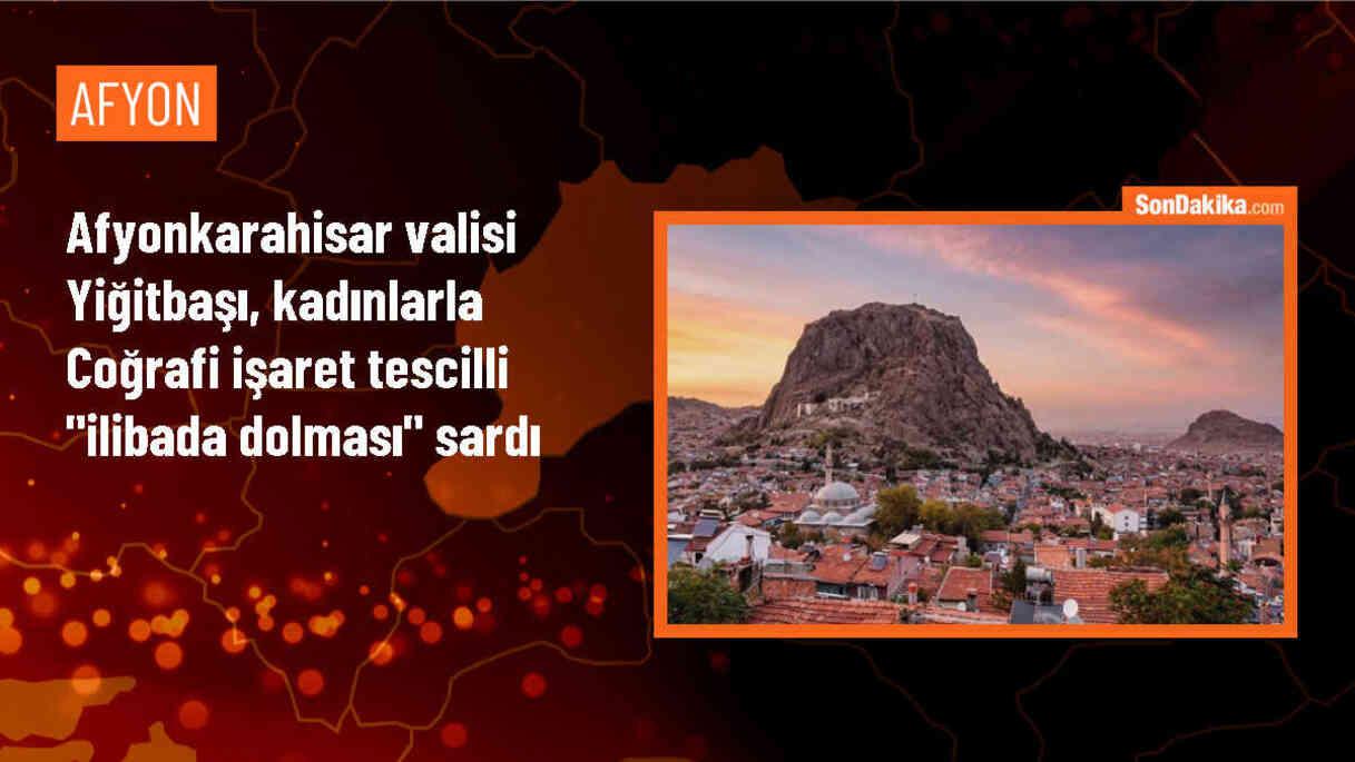 Afyonkarahisar Valisi İlibada Dolması Yapımına Katıldı