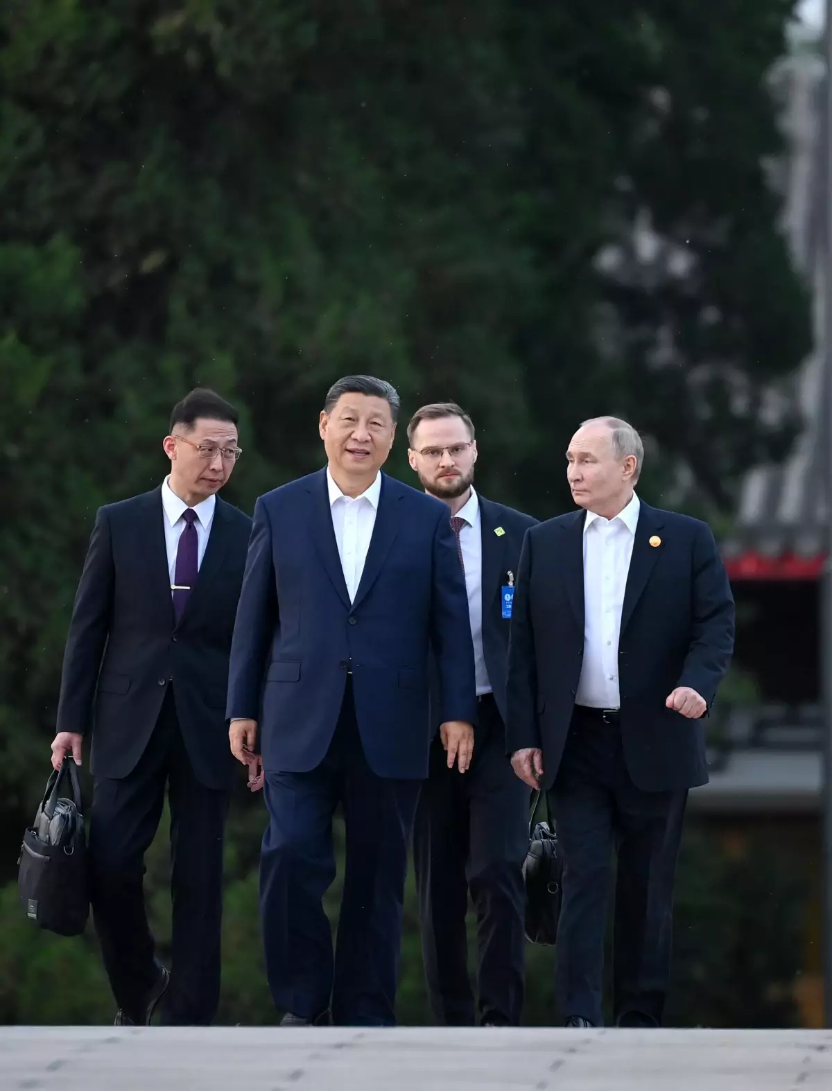 Çin Cumhurbaşkanı Xi Jinping ve Rusya Devlet Başkanı Vladimir Putin Görüştü