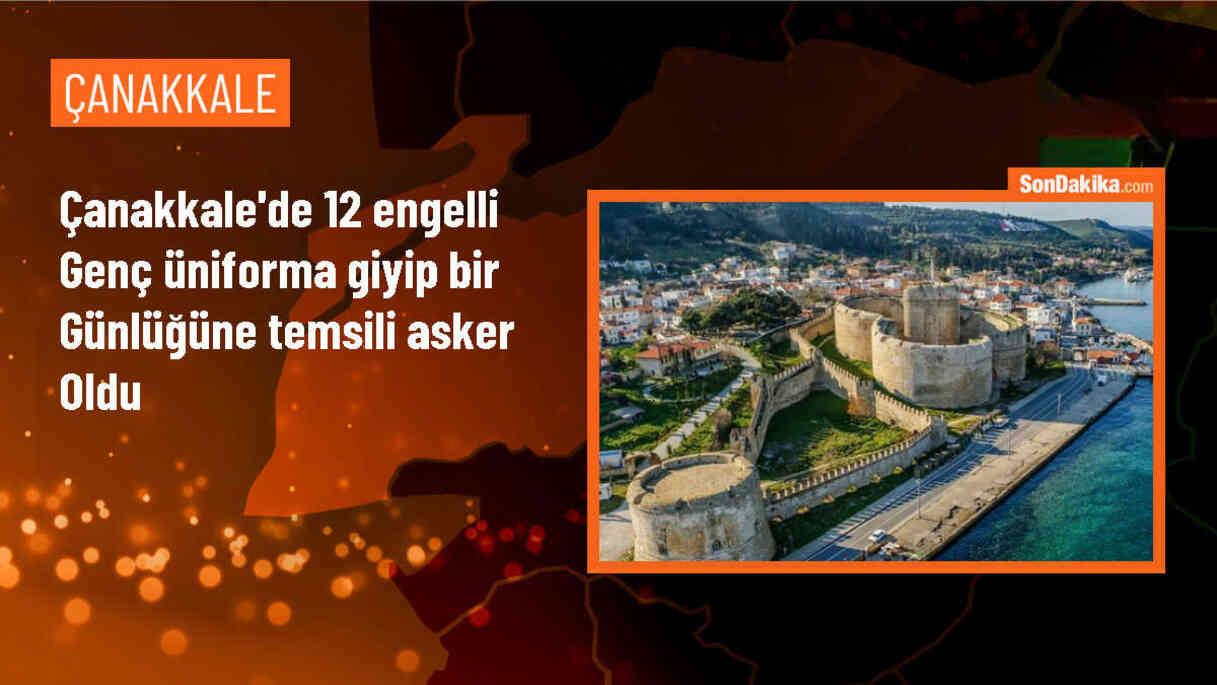 Çanakkale\'de Engelli Gençler Temsili Askerlik Yaptı