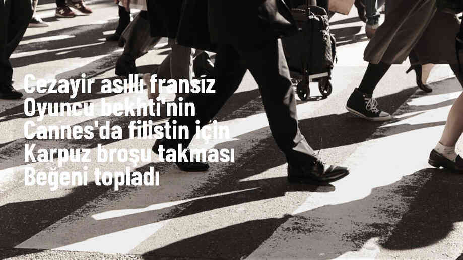 Fransız oyuncu Leila Bekhti Filistinlilere destek amacıyla karpuz motifli broş takmasıyla büyük beğeni topladı