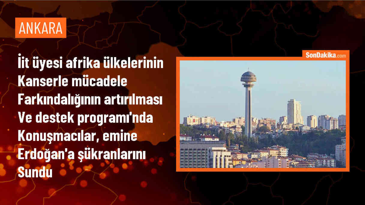 Emine Erdoğan\'a Kanserle Mücadele Programında Teşekkürler