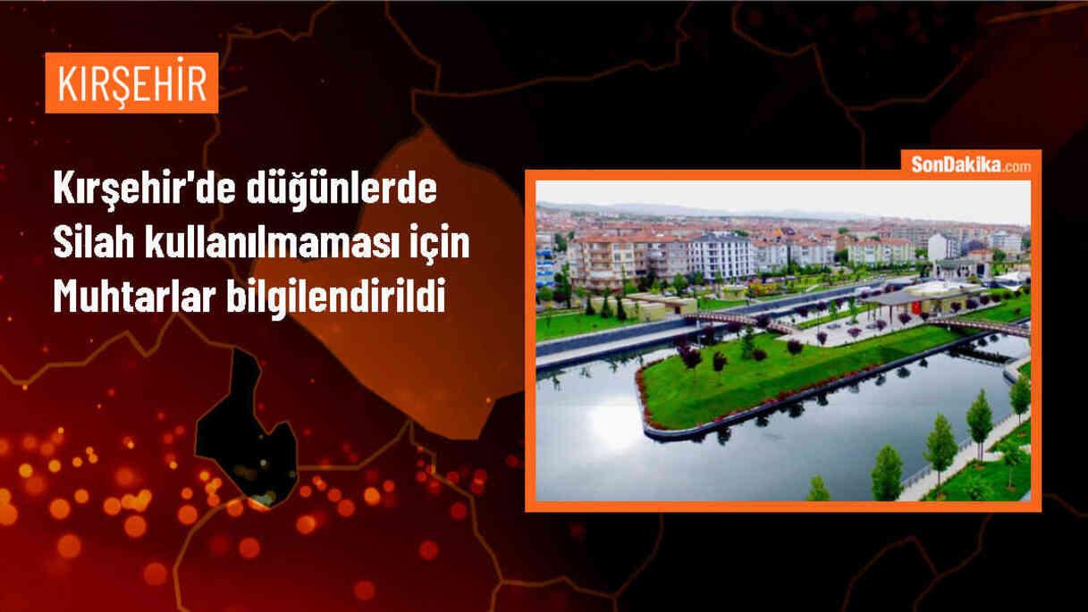 Kırşehir Valisi düğünlerde silah kullanımını önlemek için uyarıda bulundu