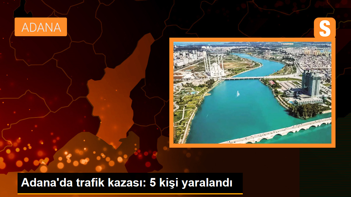 Adana Kozan\'da Otomobil Çarpışması: 5 Yaralı