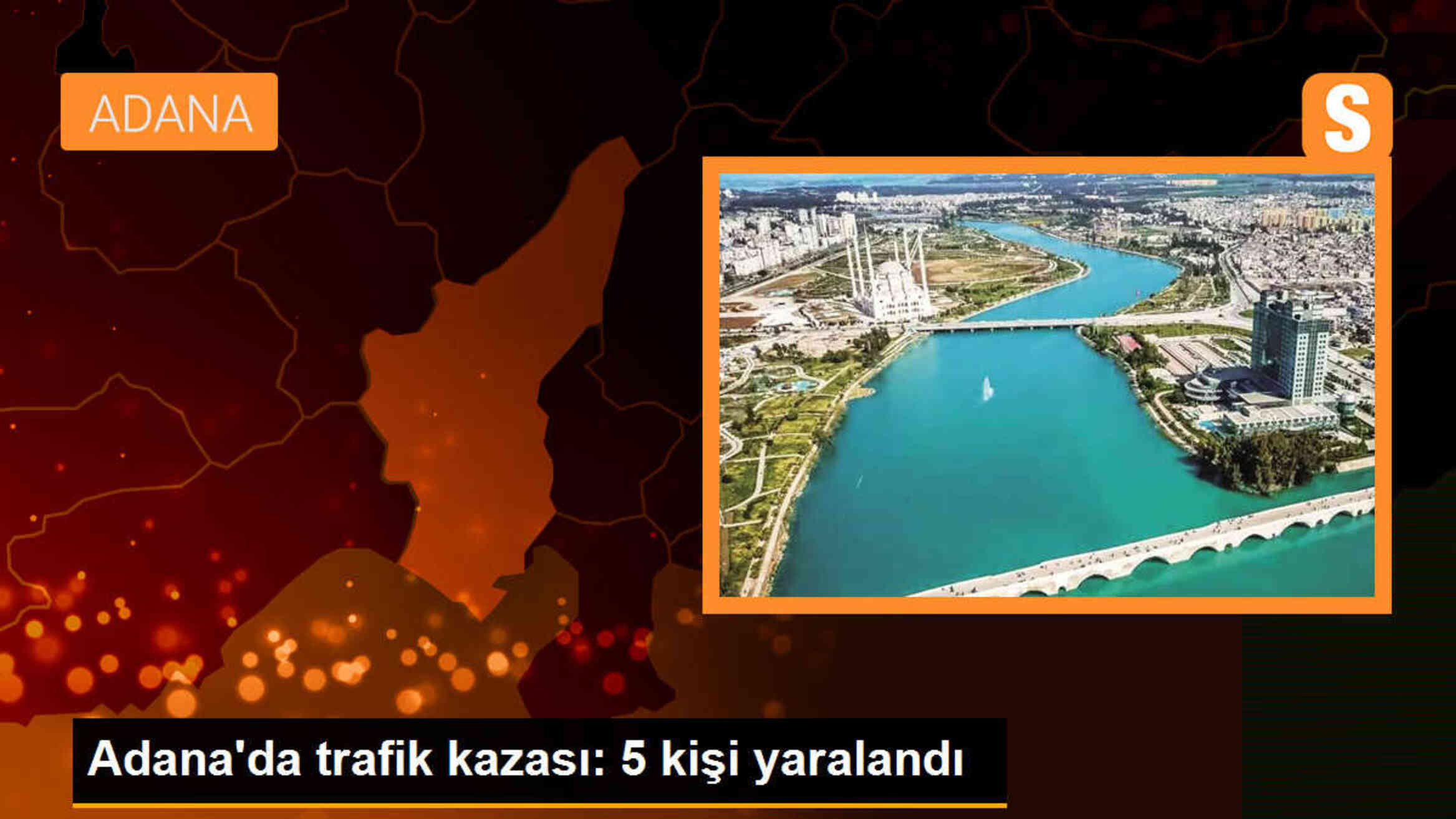 Adana Kozan\'da Otomobil Çarpışması: 5 Yaralı