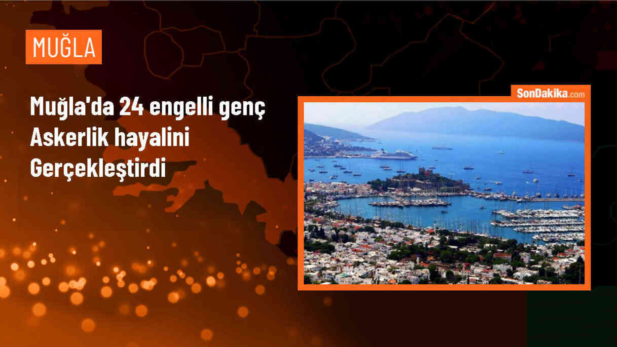 Muğla\'da Engelliler Haftası etkinliği: Engelli gençler bir günlüğüne asker oldu