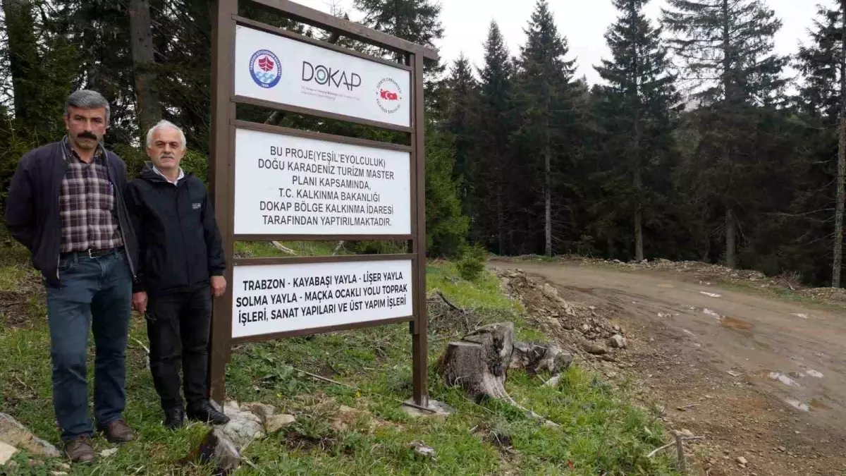 Trabzon\'da Yeşil Yol Projesi ile Yaylaların Ulaşımı Kolaylaşacak