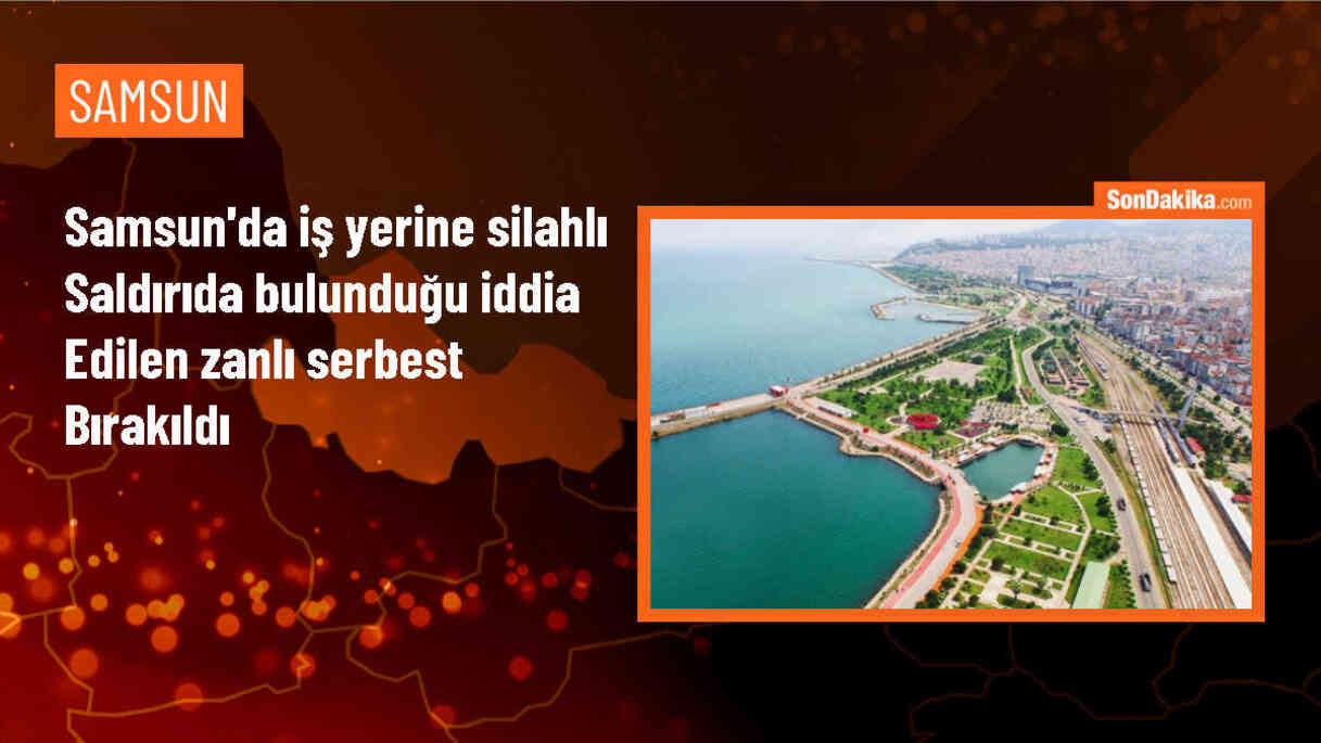 Samsun\'da iş yerine silahlı saldırı düzenleyen şüpheli serbest bırakıldı