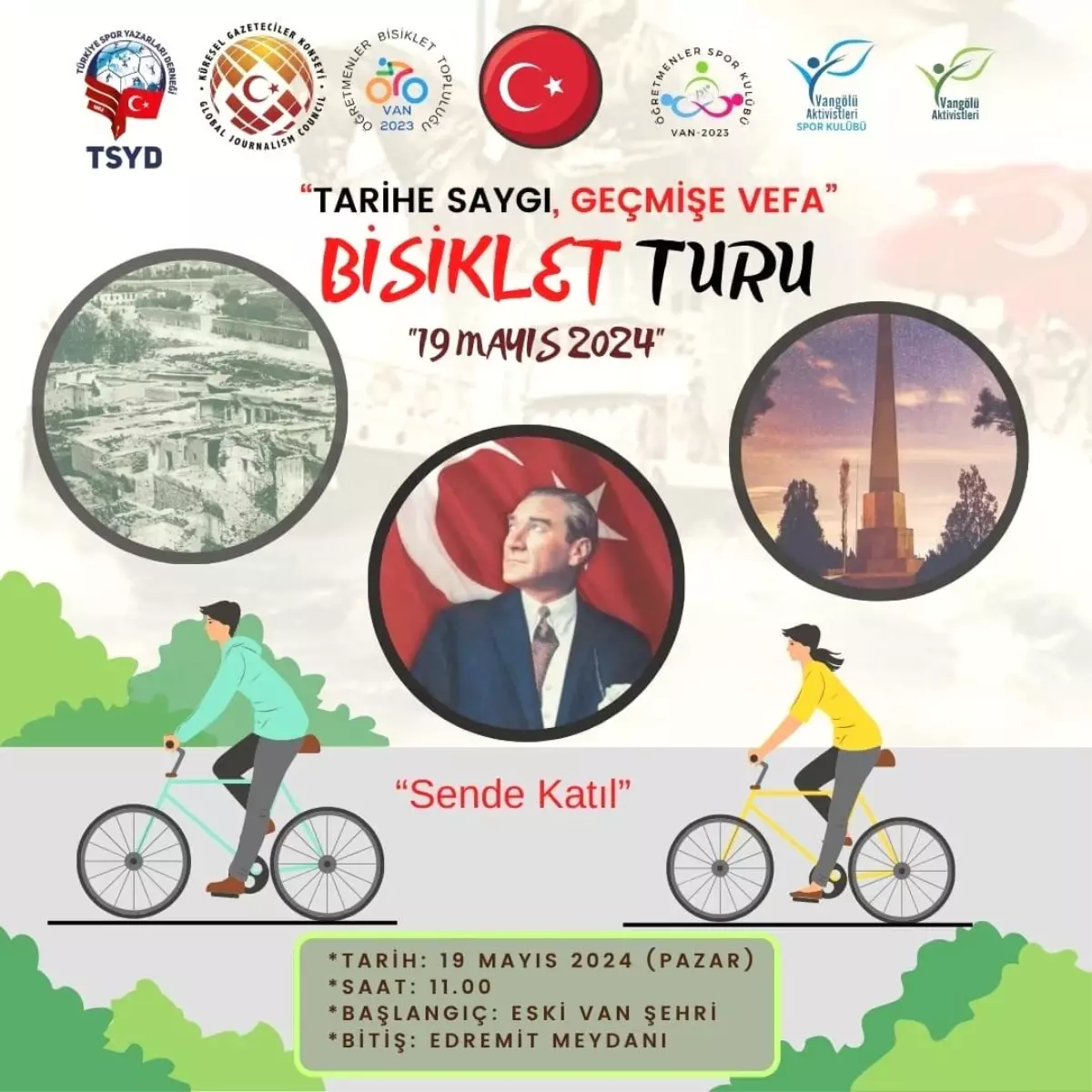 Tarihe Saygı, Geçmişe Vefa: 19 Mayıs Bisiklet Turu