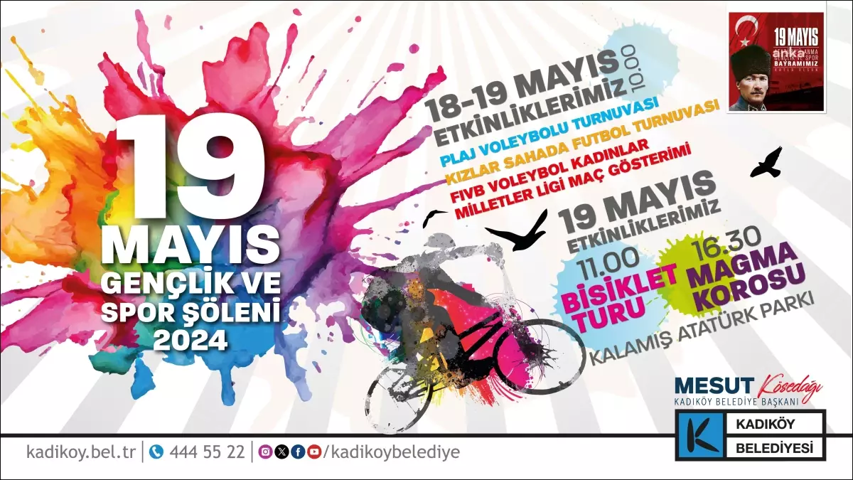 Kadıköy Belediyesi 19 Mayıs Gençlik ve Spor Şöleni düzenliyor