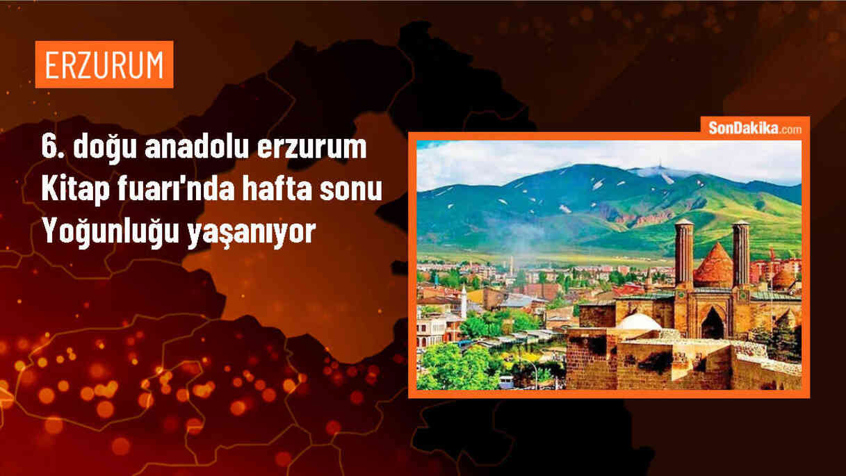 Erzurum\'da 6. Doğu Anadolu Erzurum Kitap Fuarı yoğun ilgi görüyor