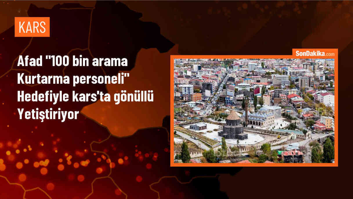 Kars\'ta AFAD tarafından kurtarma gönüllüleri yetiştiriliyor