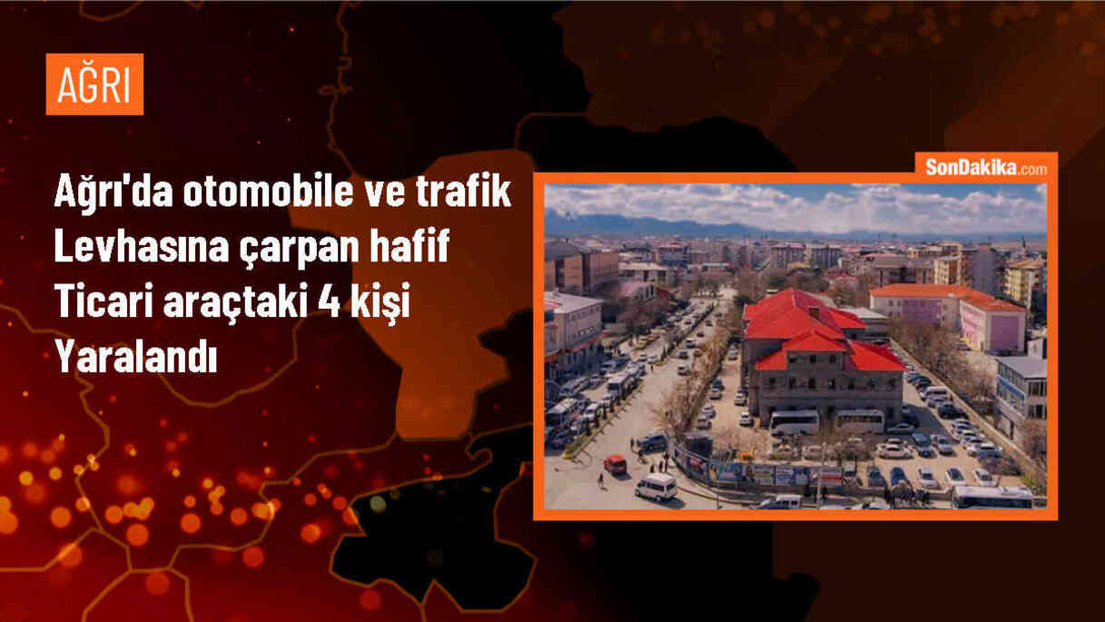 Doğubayazıt\'ta trafik kazası: 4 kişi yaralandı