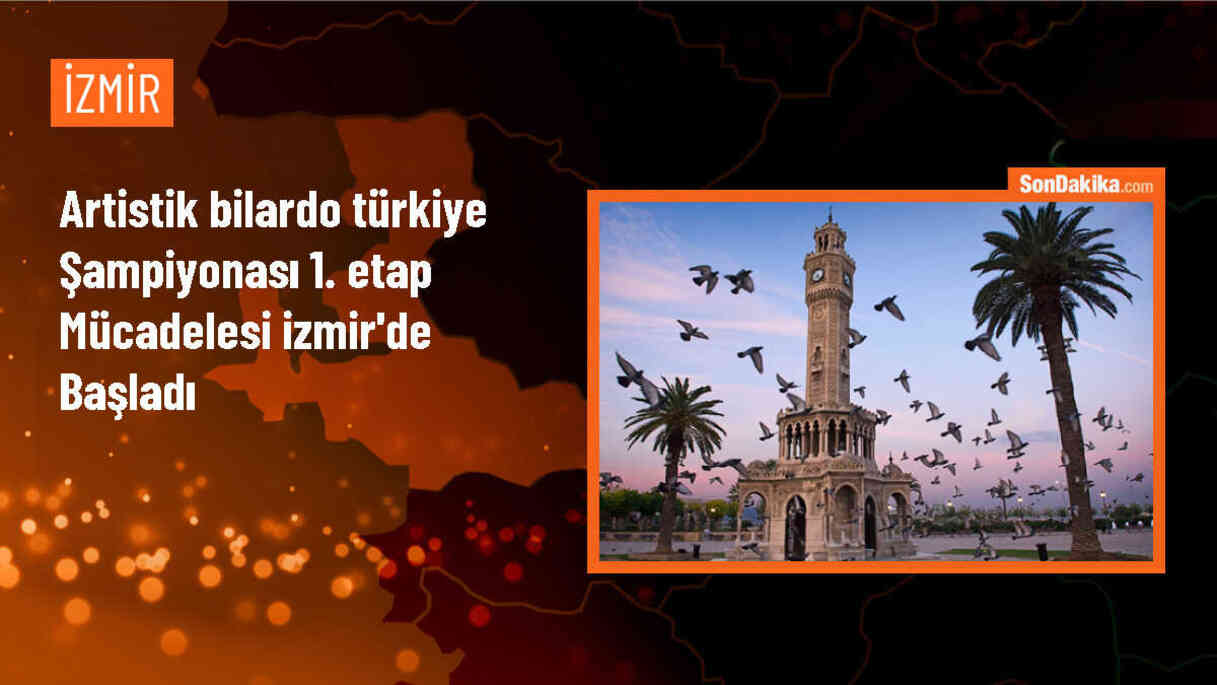 Artistik Bilardo Türkiye Şampiyonası İzmir\'de başladı
