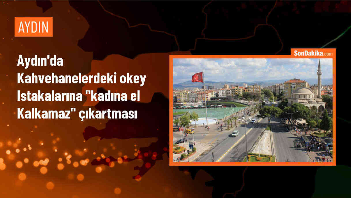 Aydın\'da kahvehanelerde kadına şiddete karşı bilgilendirme çalışması