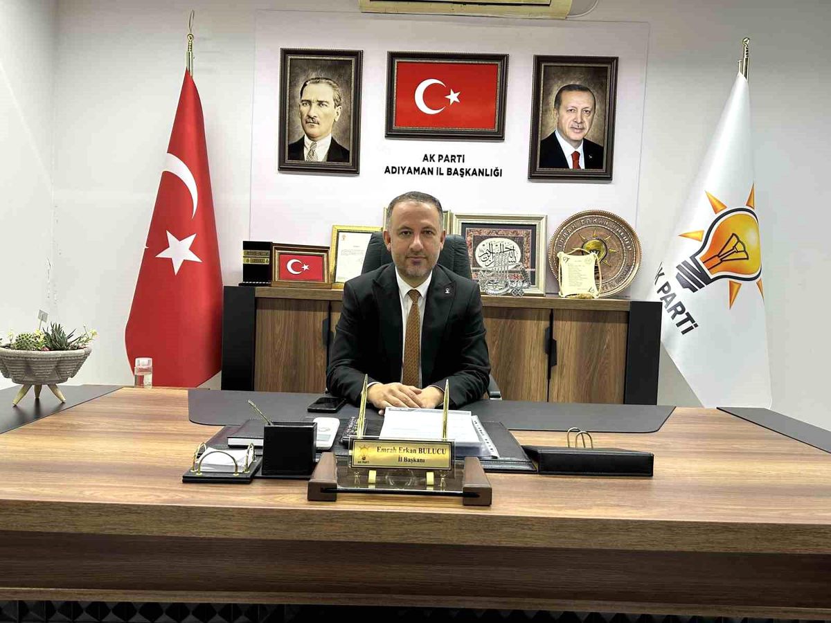 AK Parti Adıyaman İl Başkanı Emrah Erkan Bulucu, 19 Mayıs Atatürk\'ü Anma Gençlik ve Spor Bayramı dolayısıyla kutlama mesajı yayımladı