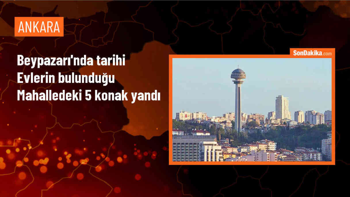 Beypazarı\'nda çıkan yangın söndürüldü