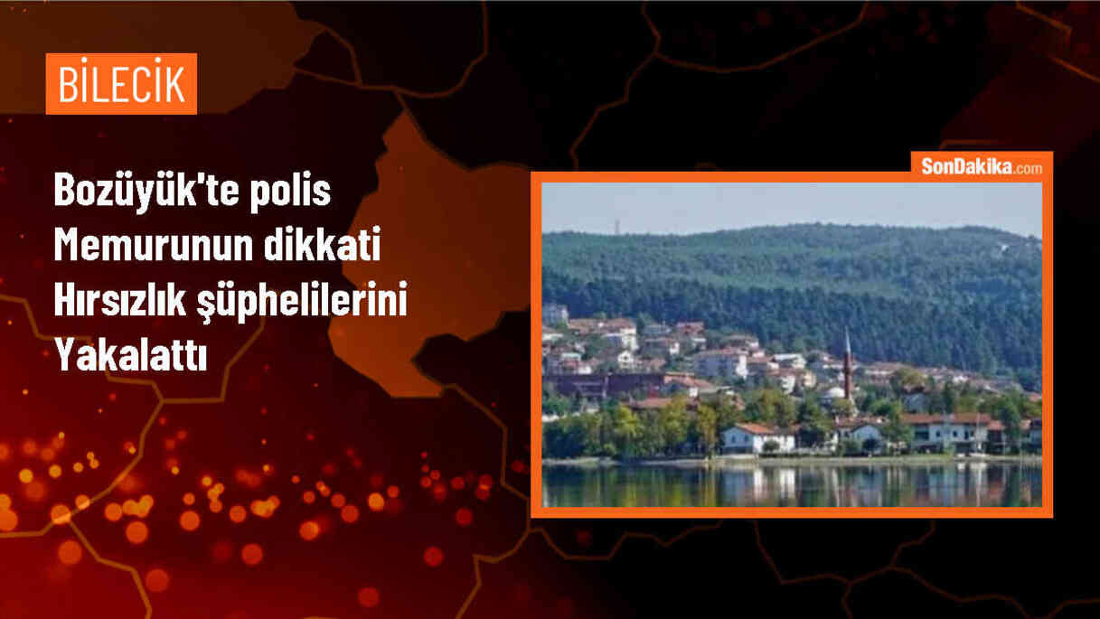 Bozüyük\'te Polis Memurunun Dikkatiyle Yakalanan 3 Hırsızlık Şüphelisi Tutuklandı
