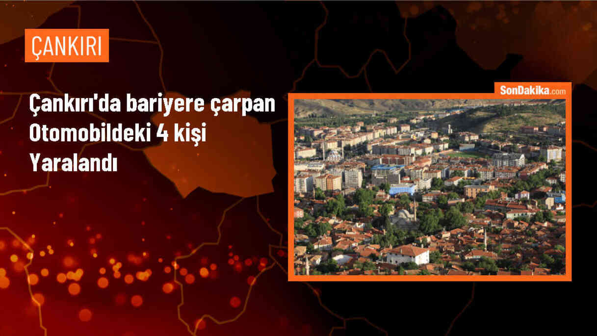 Çerkeş\'te trafik kazası: 4 kişi yaralandı