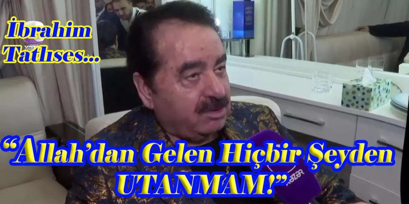 İbrahim Tatlıses, tekerlekli sandalye ile görüntülenmesine tepki gösterdi