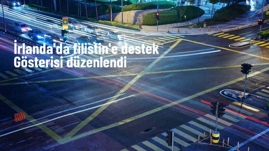 Dublin\'de Filistin\'e Destek Gösterisi