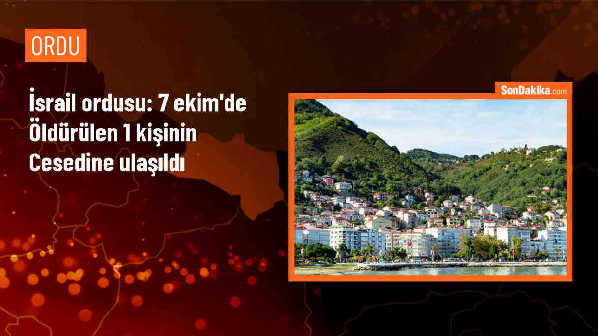 İsrail, Hamas saldırısında öldürülen kişinin cesedine ulaştı