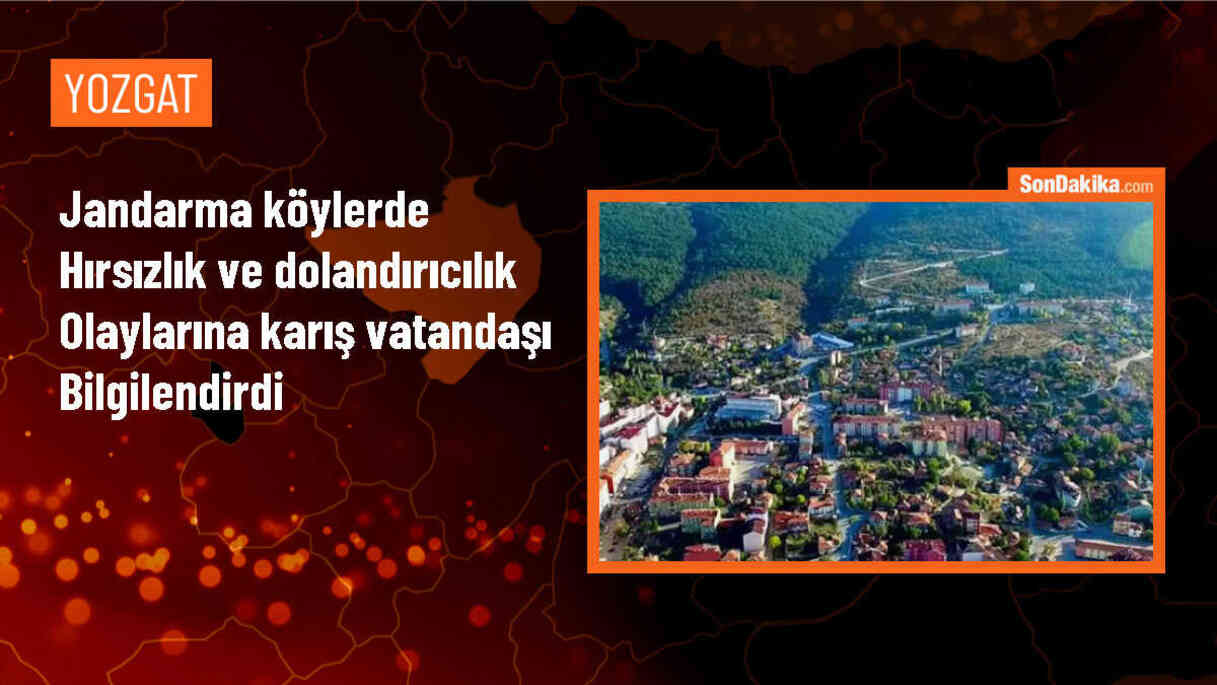 Yozgat İl Jandarma Komutanlığı, köylerde hırsızlık ve dolandırıcılık olaylarına karşı vatandaşları bilgilendirdi