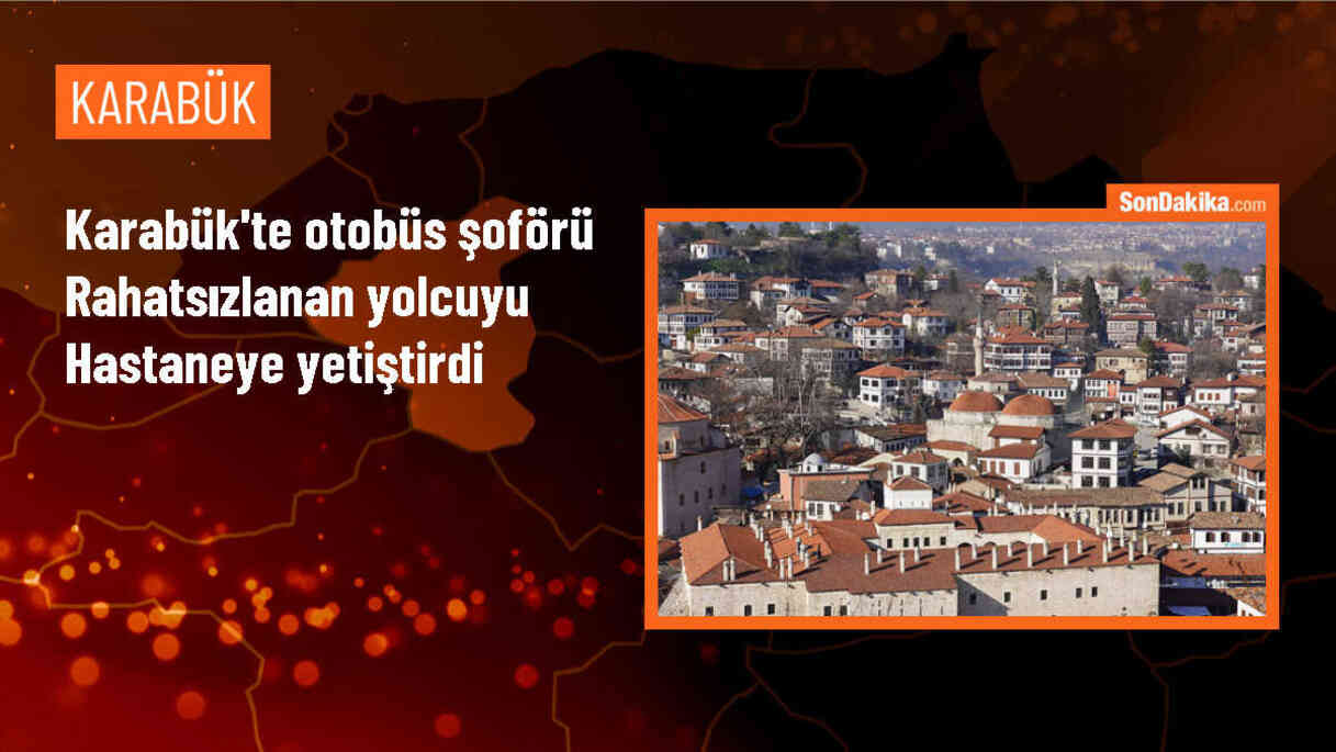 Otobüs Şoförü Rahatsızlanan Yolcuyu Hastaneye Ulaştırdı