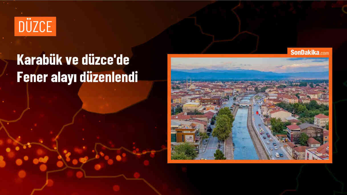 Karabük ve Düzce\'de 19 Mayıs\'ta Fener Alayı Gerçekleştirildi