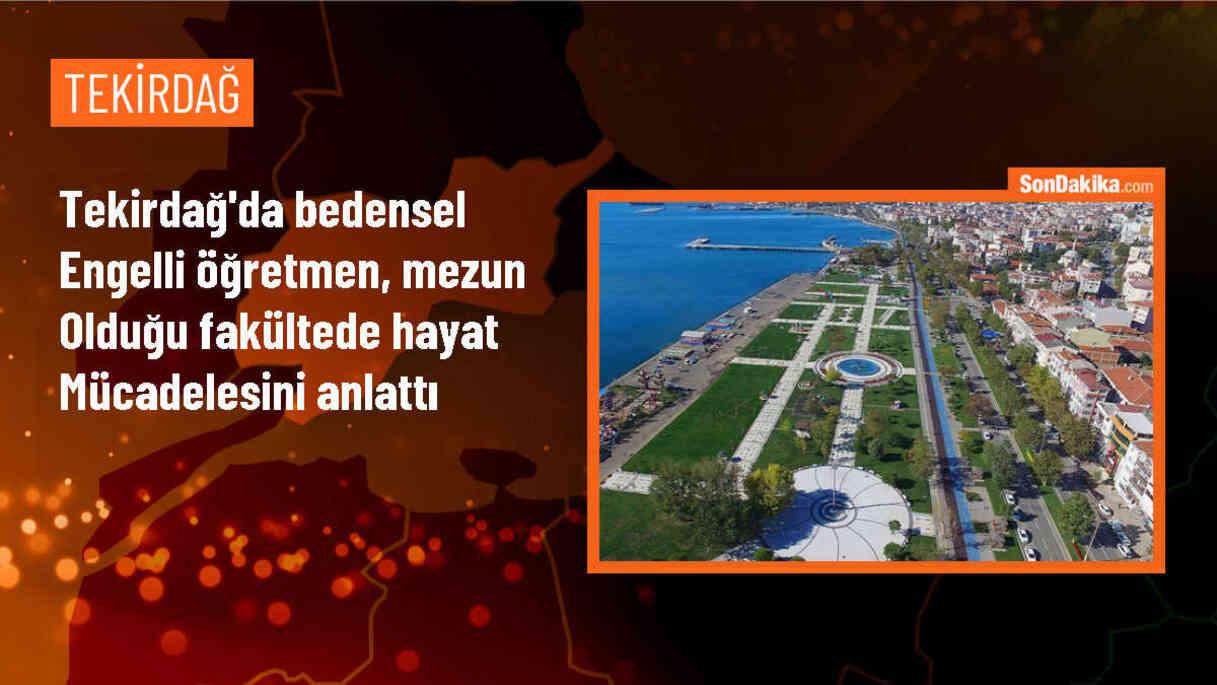 Bedensel engelli öğretmen, hayat hikayesini öğrencilerle paylaştı