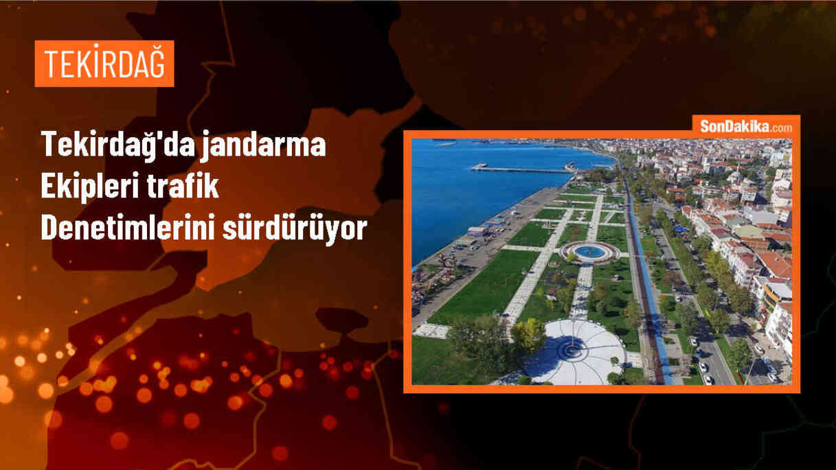 Tekirdağ\'da trafik denetimlerinde 30 araç sürücüsüne 113 bin lira ceza kesildi