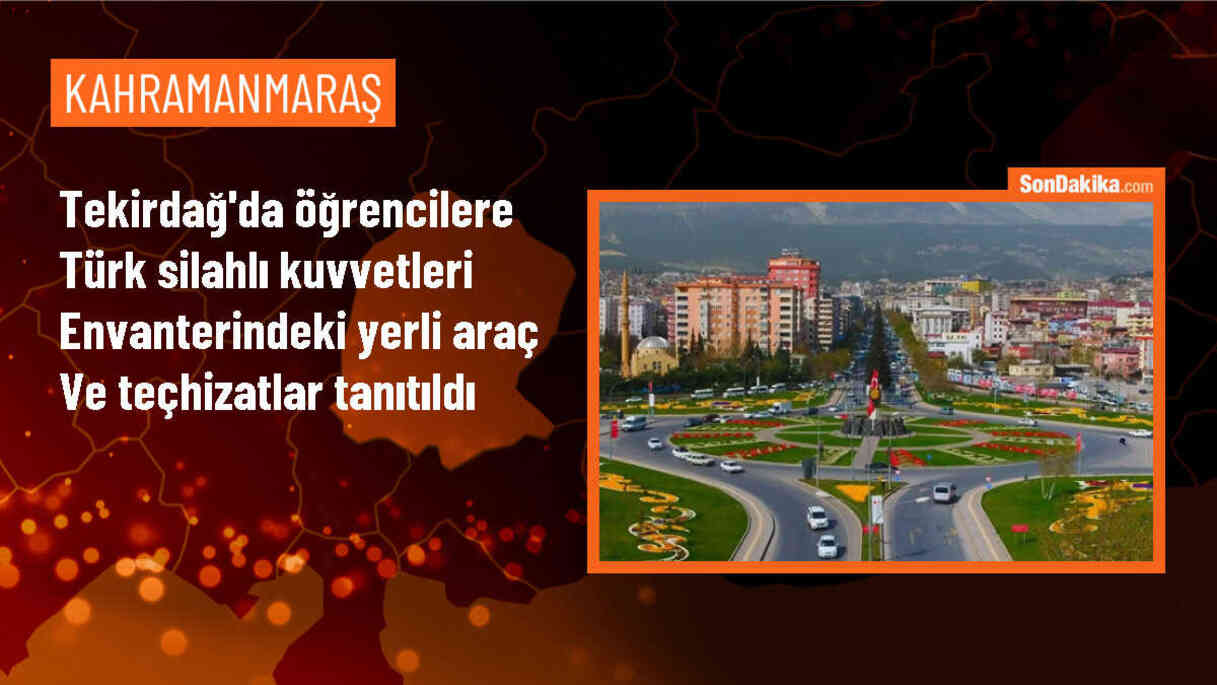 Tekirdağ\'da lise öğrencileri 5. Kolordu Komutanlığı\'nda yerli araç ve teçhizatları gezdi