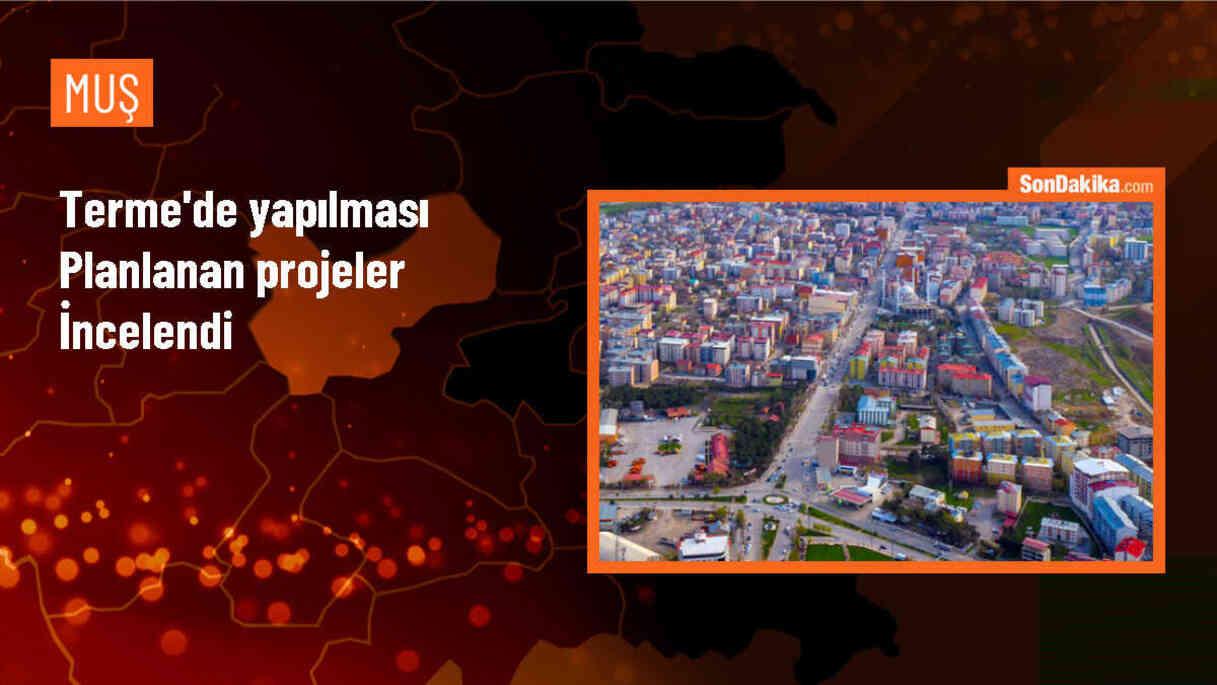 Samsun Terme ilçesinde yapılacak projeler için inceleme yapıldı