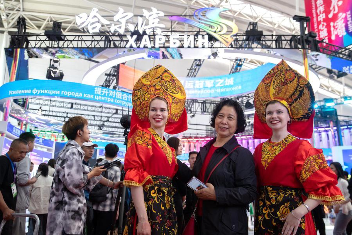 Çin-Rusya Fuarı Harbin\'de Başladı