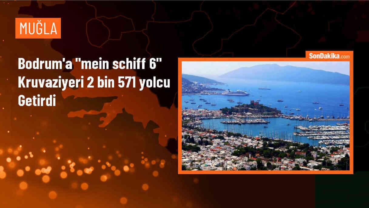 Bodrum\'a 2 bin 571 yolcu taşıyan kruvaziyer gemisi geldi