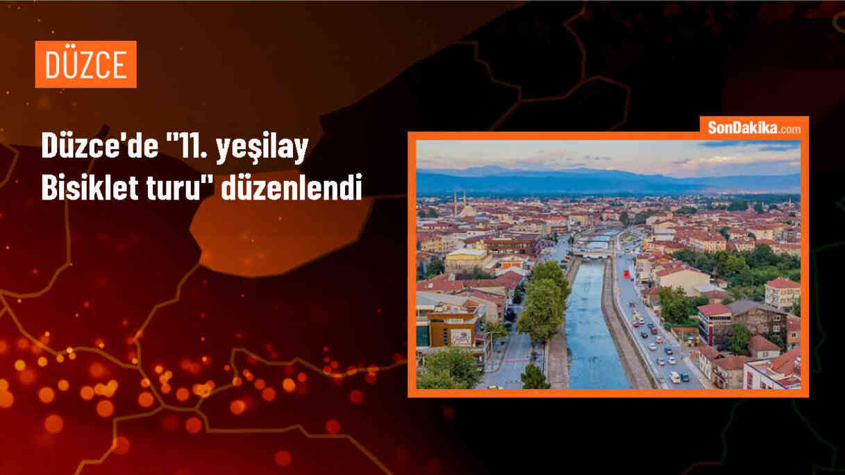 Düzce\'de 11. Yeşilay Bisiklet Turu 19 Mayıs\'ta gerçekleştirildi