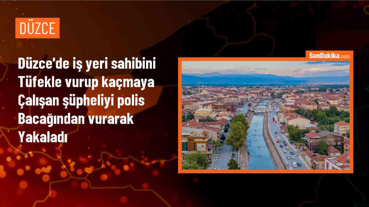 Düzce\'de tartıştığı iş yeri sahibini tüfekle vuran şüpheli yakalandı