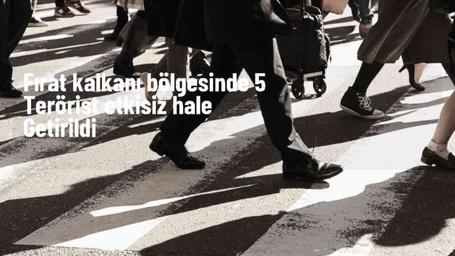MSB: Fırat Kalkanı bölgesinde 5 PKK/YPG\'li terörist etkisiz hale getirildi