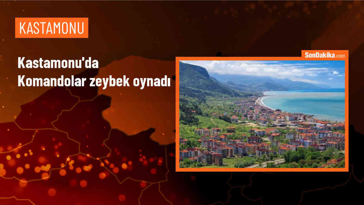 Kastamonu\'da komandolar zeybek oynadı