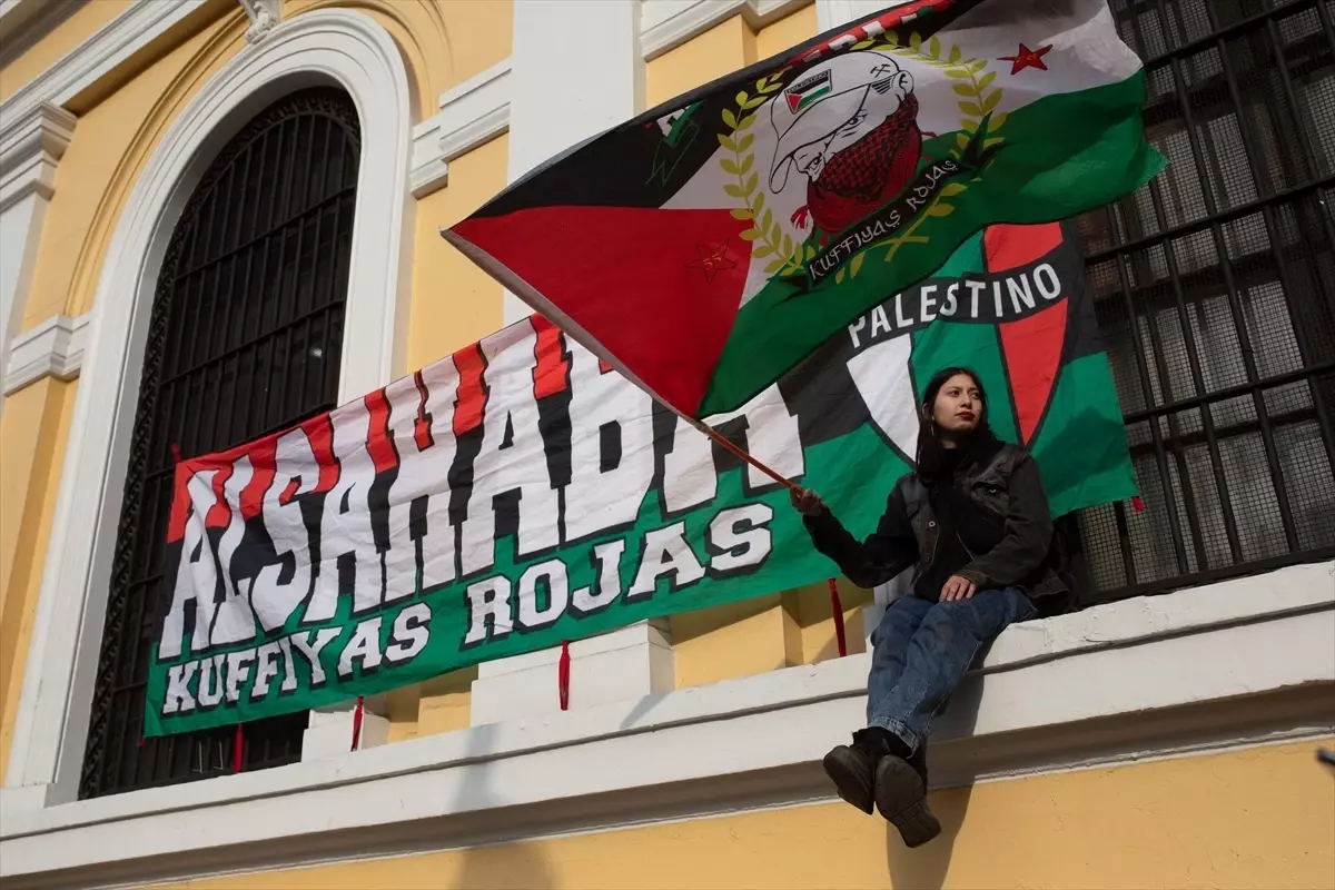 Şili\'de İsrail\'in Gazze saldırıları protesto edildi