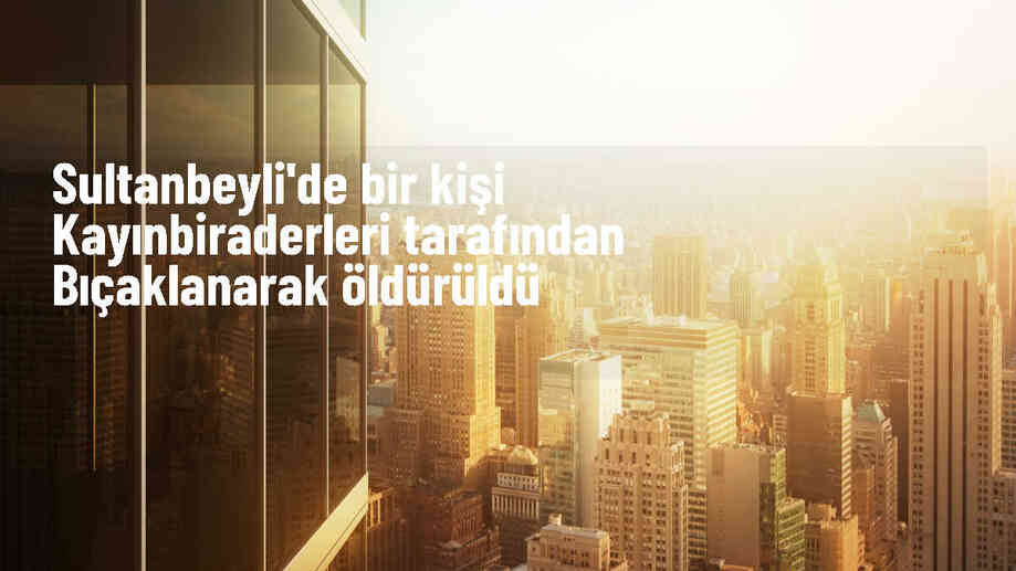 Sultanbeyli\'de Kardeşler Tarafından Bıçaklanan Kişi Hayatını Kaybetti