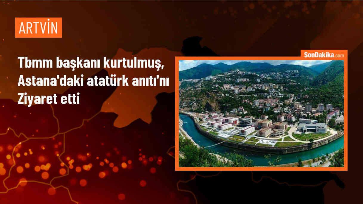 TBMM Başkanı Numan Kurtulmuş Kazakistan\'da Atatürk Anıtı\'na çelenk bıraktı