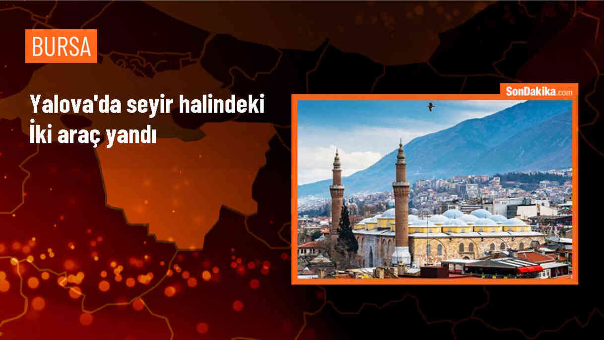 Yalova\'da Tır ve Minibüs Yandı