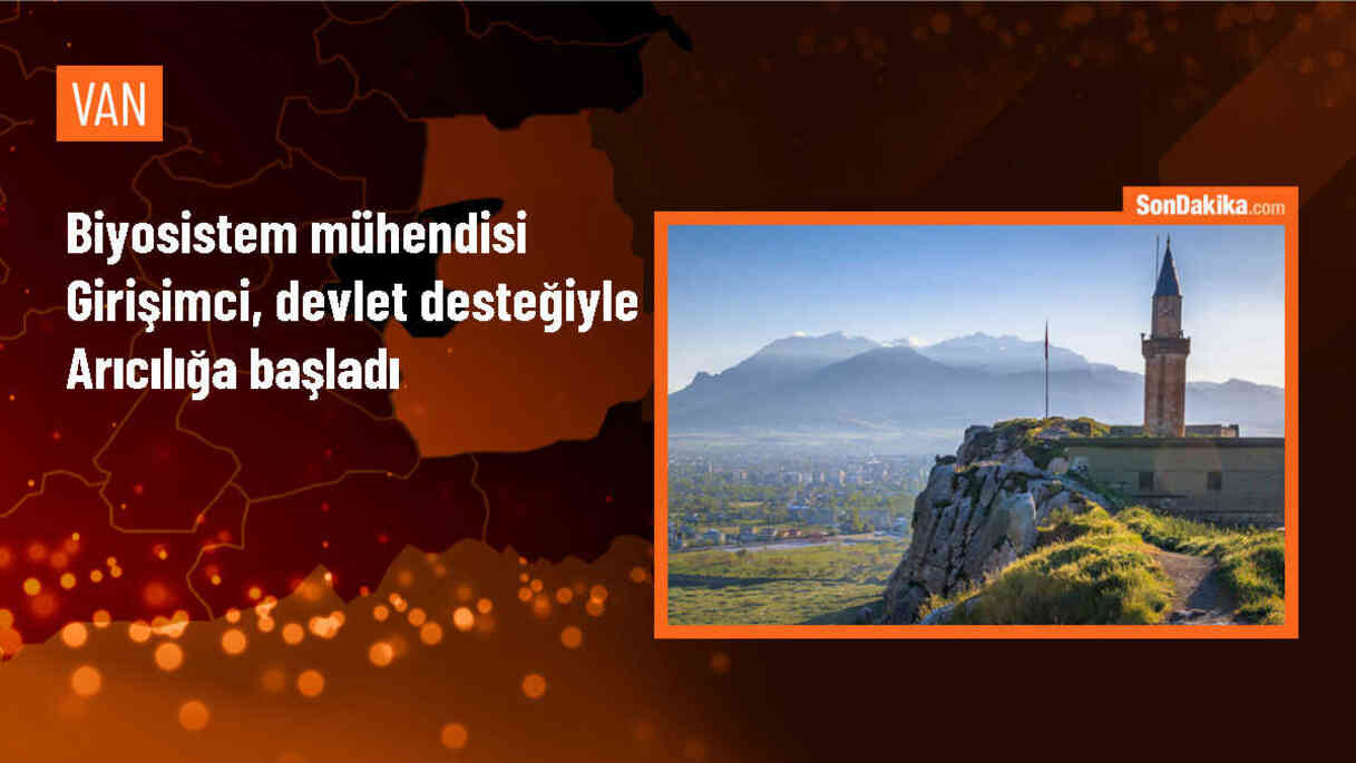 Van\'ın Çatak ilçesinde genç kadın arıcı bal üretimini artırmayı hedefliyor