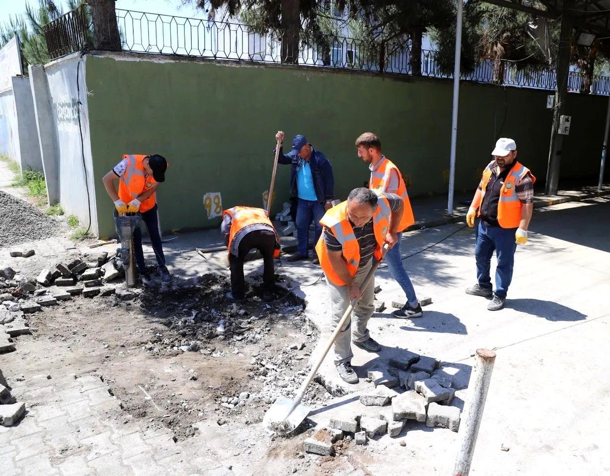 Samsun\'un Çarşamba ilçesinde pazar yerlerinde onarım ve çevre düzenleme çalışmaları