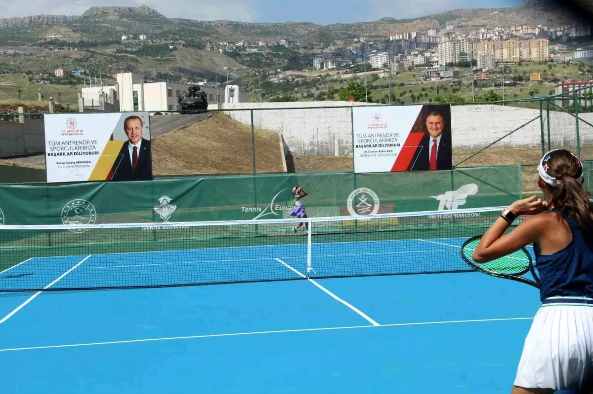 Şırnak\'ta 3. Uluslararası Cudi Cup Tenis Turnuvası Başladı