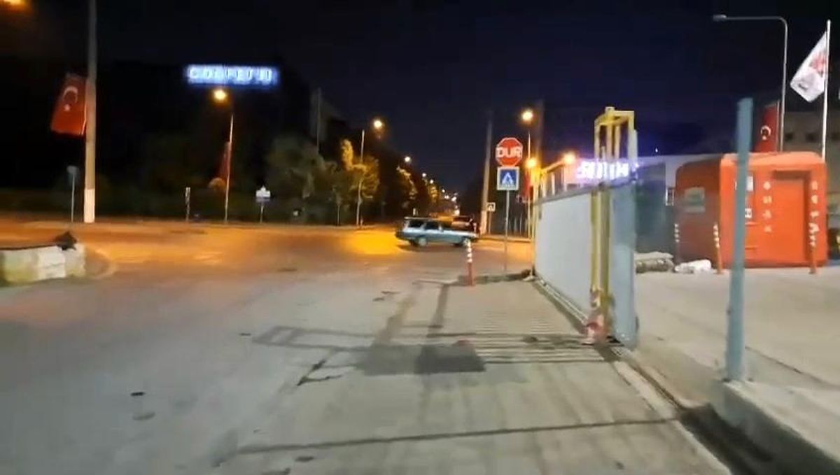 Bursa\'da Tofaş sürücüsü dakikalarca drift attı