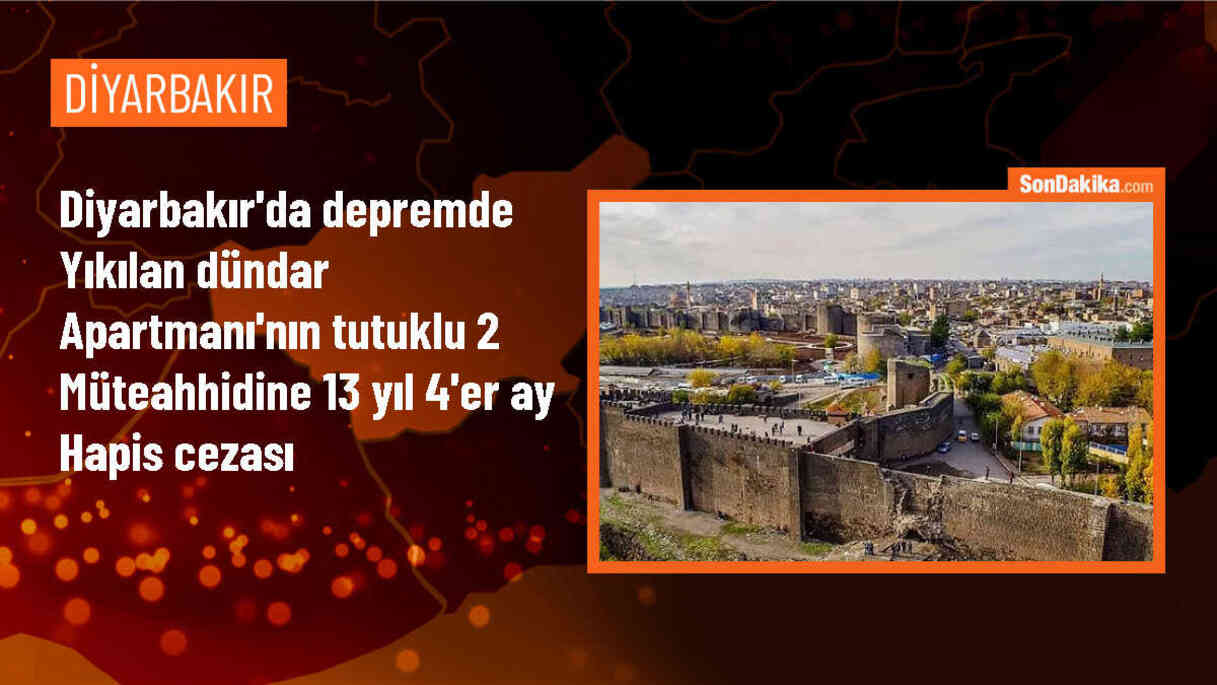 Diyarbakır\'da depremde yıkılan apartman davasında 2 müteahhide hapis cezası